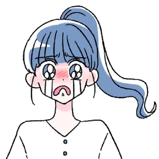 Стикер блю @drowndreams - 3