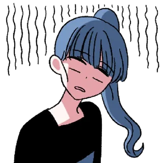 Стикер блю @drowndreams - 5