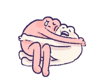 Стикер жабка @drowndreams - 9