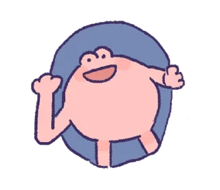 Стикер жабка @drowndreams - 7