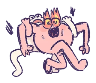 Стикер жабка @drowndreams - 2