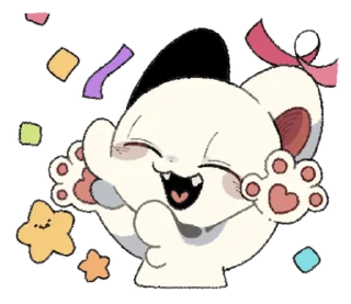 Стикер         ꒰  ྀི◞ ◟ ꒱  @mewsticks  ܀ ⊹ ˚ - 10