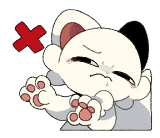 Стикер         ꒰  ྀི◞ ◟ ꒱  @mewsticks  ܀ ⊹ ˚ - 5