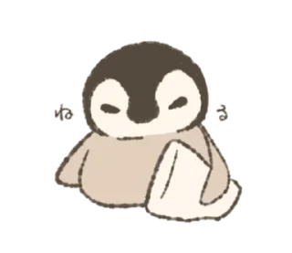 Стикер пингвин! ୨୧ @softsticks - 2