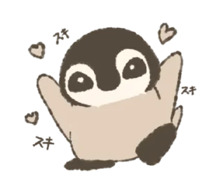 Стикер пингвин! ୨୧ @softsticks - 3