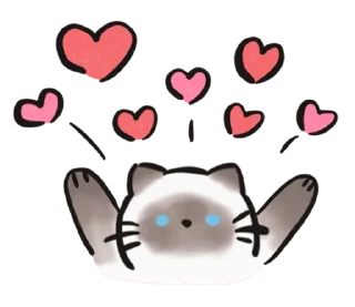 Стикер ૮꒰ ｡っ -｡꒱ఎ   ⃝@mewsticks ⊹  ◜ ♡  𝅭 - 1