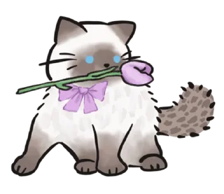 Стикер ૮꒰ ｡っ -｡꒱ఎ   ⃝@mewsticks ⊹  ◜ ♡  𝅭 - 11