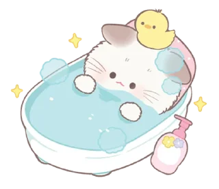 Стикер ૮ ˶ˆ꒳ˆ˵ ა ﹕ @mewsticks   ｡ ˚  ○ - 3