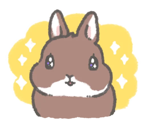 Quiet bunnies @moe_sticker_bot - 