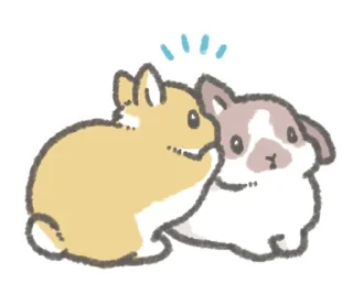Sticker Quiet bunnies @moe_sticker_bot - 2