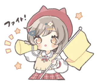 Стикер тяночка ♡ @softsticks - 8