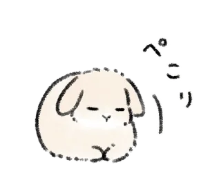 Sticker зайки ♡ @softsticks - 1