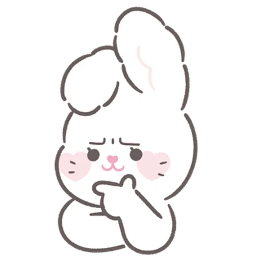 bunny ➝ @benti_stickers - 