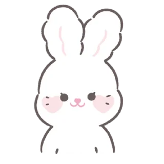 Sticker bunny ➝ @benti_stickers - 7