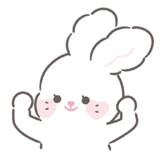 Sticker bunny ➝ @benti_stickers - 11