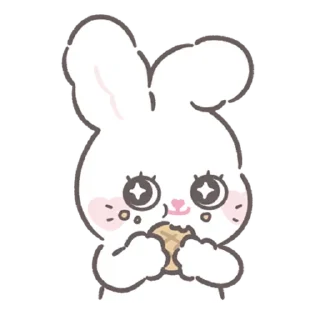 Sticker bunny ➝ @benti_stickers - 2