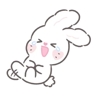 Sticker bunny ➝ @benti_stickers - 0