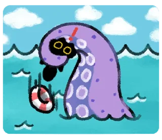 Стикер         ꒰  ྀི◞ ◟ ꒱  @mewsticks  ܀ ⊹ ˚ - 6