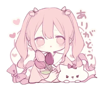 Стикер розовый ♡ @softsticks - 1