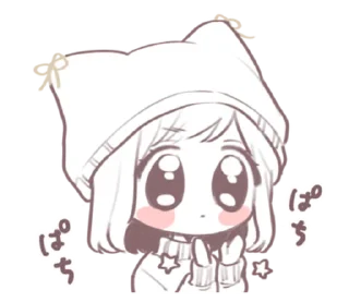 Sticker девчуша ♡ @softsticks - 7