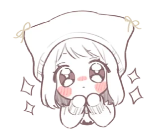 Sticker девчуша ♡ @softsticks - 5