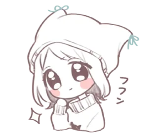 Sticker девчуша ♡ @softsticks - 8