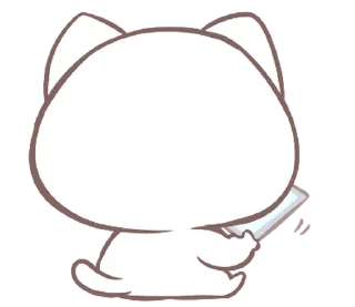 Стикер котеночек! ♡ @softsticks - 5