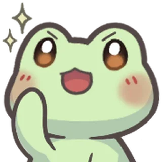 Sticker лягушечка ᰔ @softsticks - 3