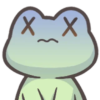 Sticker лягушечка ᰔ @softsticks - 8