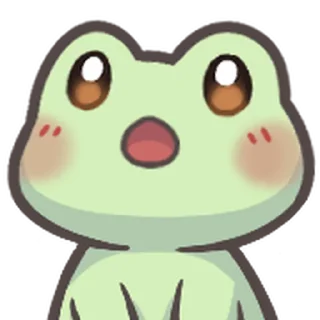 Sticker лягушечка ᰔ @softsticks - 2