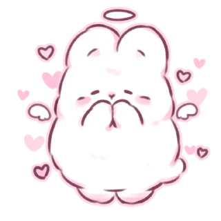 Стикер ♡ marshmallow @softsticks - 3