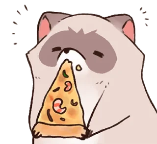 Стикер енотик ! @svalkablin 🐾 - 9