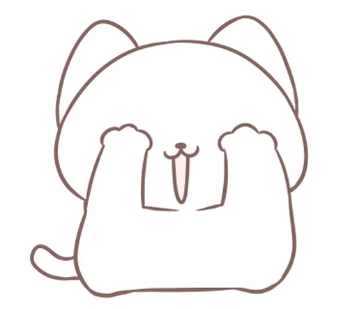 Sticker ꒰ ➤  ֗ котенш 2  ֗ ִ 💞 ♡  @nkplz ꒱ - 1