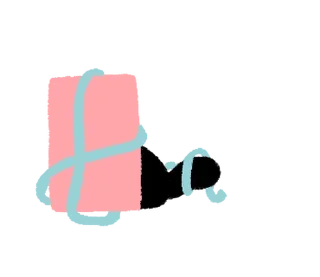 Стикер Owl Black Cat @mewsticks - 5