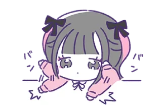 Стикер ♡地雷ちゃん♡２ @moe_sticker_bot - 5