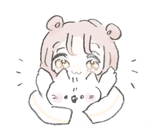 Стикер ૮꒰ ｡っ -｡꒱ఎ   ⃝@mewsticks ⊹  ◜ ♡  𝅭 - 1