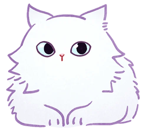 ⪩ ꒰ white kitten ꒱ ⪨ @svalkablin - 