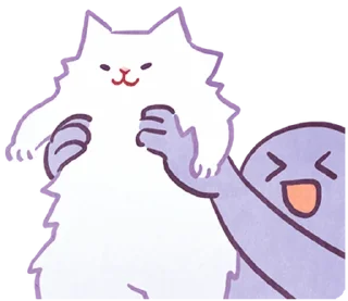 Sticker ⪩ ꒰ white kitten ꒱ ⪨ @svalkablin - 6