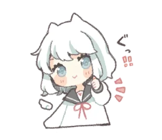 Стикер ૮꒰ ⸝⸝ ◞ ˬ ◟ ꒱ა ♡ @suncolor 🖇️ - 1