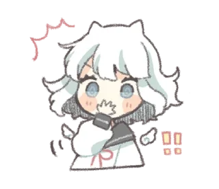 Стикер ૮꒰ ⸝⸝ ◞ ˬ ◟ ꒱ა ♡ @suncolor 🖇️ - 2