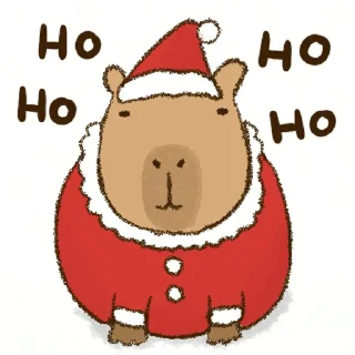 Sticker капибара 2 // 🪵 @svalkablin - 0