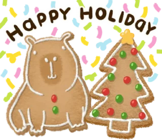 Sticker капибара 2 // 🪵 @svalkablin - 4