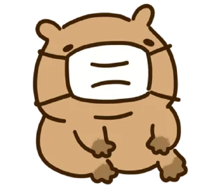 Sticker капибара // 🪵 @svalkablin - 11