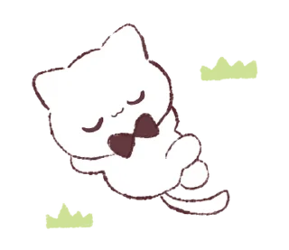 Стикер kitten’ ☁️ @drowndreams - 6