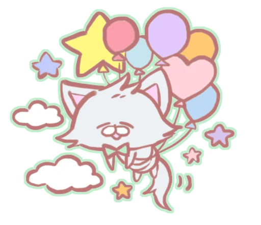 Стикер ૮꒰ ｡っ -｡꒱ఎ   ⃝@mewsticks ⊹  ◜ ♡  𝅭 - 8