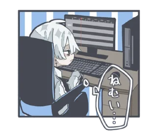 Стикер ૮꒰ ｡っ -｡꒱ఎ   ⃝@mewsticks ⊹  ◜ ♡  𝅭 - 0