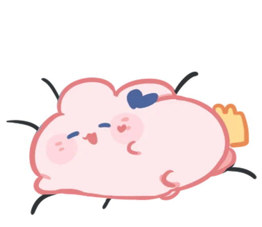 Стикер ૮꒰ ｡っ -｡꒱ఎ   ⃝@mewsticks ⊹  ◜ ♡  𝅭 - 6