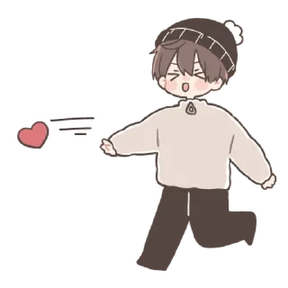 Стикер ૮꒰ྀི boy winter  ྀི꒱ა @nkplz - 5
