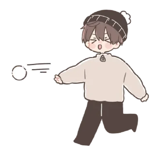 Стикер ૮꒰ྀི boy winter  ྀི꒱ა @nkplz - 1