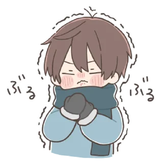 Стикер ૮꒰ྀི boy winter  ྀི꒱ა @nkplz - 3
